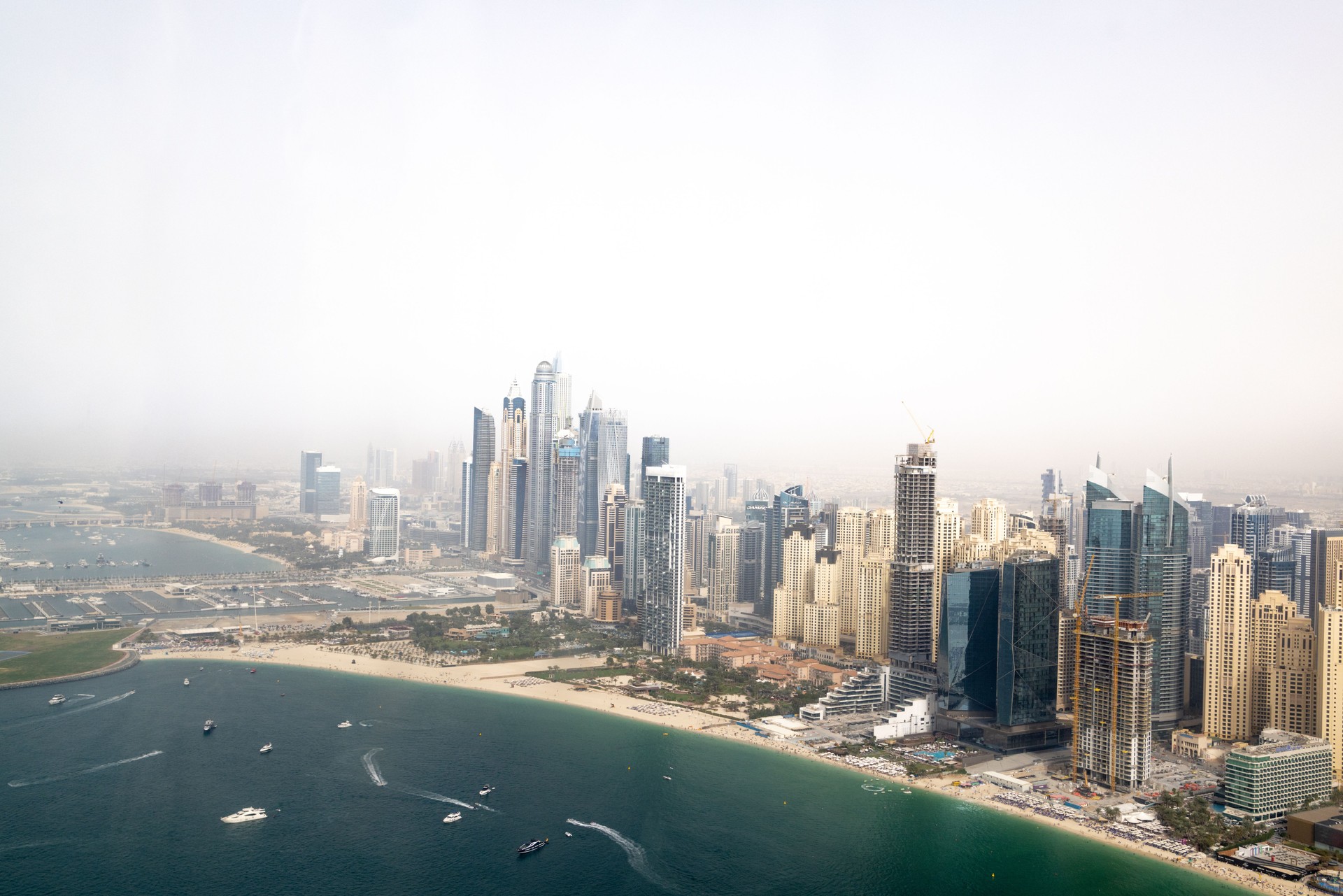 Aerial Cityscape - Model Dubai Skyline